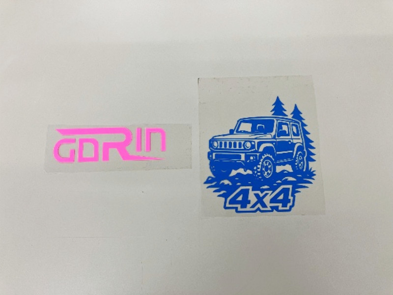 プロッターカット加工サンプル